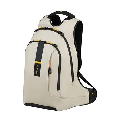 Samsonite Paradiver Light: mochila para portátil L+ de 15,6 pulgadas, mochila de negocios y viaje, escuela y oficina, repelente al agua, 48 cm, 24 L, beige (arena) Samsonite Paradiver Light: mochila para portátil L+ de 15,6 pulgadas, mochila de negocios y viaje, escuela y oficina, repelente al agua, 48 cm, 24 L, beige (arena)