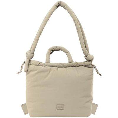 Safta MOOS CÁPSULA ACOLCHADO BEIGE CLARO Bolso Mochila, Bolso de Mujer, Shopping Bag, Cómodo y Versátil, Calidad y Resistencia, 40x17x31 cm Safta MOOS CÁPSULA ACOLCHADO BEIGE CLARO Bolso Mochila, Bolso de Mujer, Shopping Bag, Cómodo y Versátil, Calidad y Resistencia, 40x17x31 cm