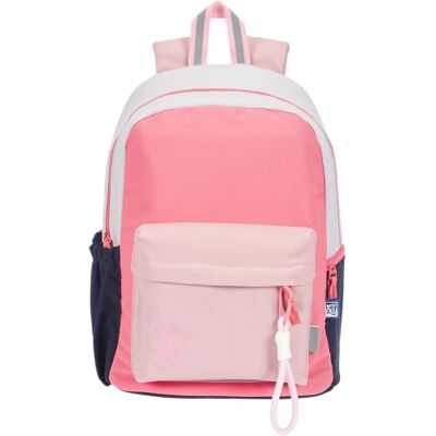 Oxford Mochila escolar para niños con bolsillo rígido para portátil para material escolar impermeable para la escuela rosa funky Oxford Mochila escolar para niños con bolsillo rígido para portátil para material escolar impermeable para la escuela rosa funky