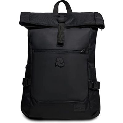 Invicta Seven Mochila , Plegable, Negra, Bolsillo para Pc y Bolsillo para Botella de Agua, Viajes, Oficina y Ocio, para Adultos, Niños, Unisex Invicta Seven Mochila , Plegable, Negra, Bolsillo para Pc y Bolsillo para Botella de Agua, Viajes, Oficina y Ocio, para Adultos, Niños, Unisex