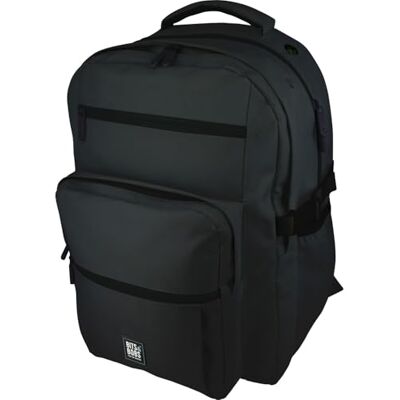 Grafoplas Mochila Escolar Grande, Bits&Bobs Negra, 32X46X24cm, 31 Litros, Zona Acolchada para Portátil, Modelo Bigpack, Máxima Ergonomía Grafoplas Mochila Escolar Grande, Bits&Bobs Negra, 32X46X24cm, 31 Litros, Zona Acolchada para Portátil, Modelo Bigpack, Máxima Ergonomía