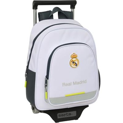 Safta Mochila Real Madrid Gran Capacidad y Respaldo Acolchado Licencia Oficial Resistente Niños, Jóvenes y Adultos Safta Mochila Real Madrid Gran Capacidad y Respaldo Acolchado Licencia Oficial Resistente Niños, Jóvenes y Adultos