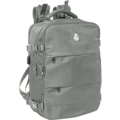Safta Mochila Real Madrid Viaje Gran Capacidad y Respaldo Acolchado Licencia Oficial Resistente Niños, Jóvenes y Adultos Safta Mochila Real Madrid Viaje Gran Capacidad y Respaldo Acolchado Licencia Oficial Resistente Niños, Jóvenes y Adultos
