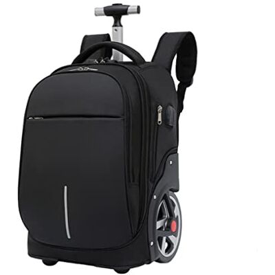 SYDARSYN Mochila Ordenador Portátil con Ruedas 19 Pulgadas Grande Negocios Mochilas Escolares Bolso de Escuela Adolescente Universidad Mujeres Hombre Mochila con Puerto USB Bolsa SYDARSYN Mochila Ordenador Portátil con Ruedas 19 Pulgadas Grande Negocios Mochilas Escolares Bolso de Escuela Adolescente Universidad Mujeres Hombre Mochila con Puerto USB Bolsa
