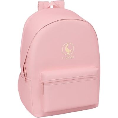 Safta EL GANSO BASICS ROSA Mochila para Portátil 15.6" y USB, Ideal para Jóvenes de Diferentes Edades, Tejido Reciclado, Cómoda y Versátil, Calidad y Resistencia, 31x18x44 cm Safta EL GANSO BASICS ROSA Mochila para Portátil 15.6" y USB, Ideal para Jóvenes de Diferentes Edades, Tejido Reciclado, Cómoda y Versátil, Calidad y Resistencia, 31x18x44 cm