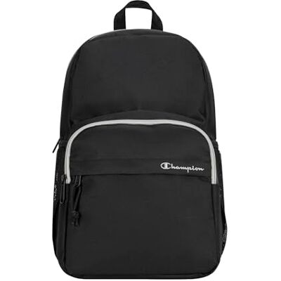 Champion Luna Laptop Backpack with Padded Adjustable Straps, Water Bottle Pocket for Work, Travel, Daily Use Mochila, Negro, M Unisex Adulto Champion Luna Laptop Backpack with Padded Adjustable Straps, Water Bottle Pocket for Work, Travel, Daily Use Mochila, Negro, M Unisex Adulto