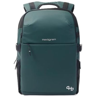 Hedgren , Rail (Hcom05), 3 Compartment Backpack 15,6" + Rain Cover + Rfid City Blue Eco, Men Hedgren , Rail (Hcom05), 3 Compartment Backpack 15,6" + Rain Cover + Rfid City Blue Eco, Men