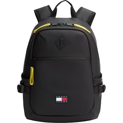 Tommy Jeans TJM Daily Elevated Backpack AM0AM14217 Mochila para hombre, color negro (negro), talla única Tommy Jeans TJM Daily Elevated Backpack AM0AM14217 Mochila para hombre, color negro (negro), talla única