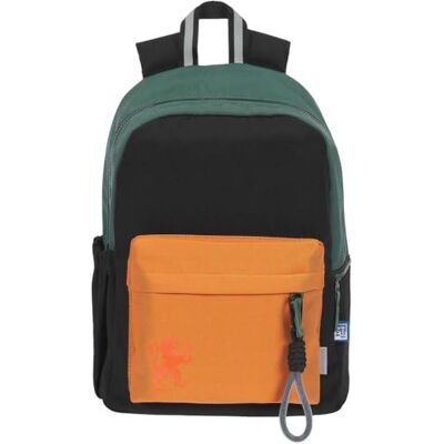 Oxford Mochila escolar para niños con bolsillo rígido para portátil para material escolar impermeable para escuela funky verde Oxford Mochila escolar para niños con bolsillo rígido para portátil para material escolar impermeable para escuela funky verde