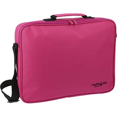 Grafoplas Colección Multiline Bandolera Escolar, Fucsia Rosa, 38 x 28 x 6 cm Grafoplas Colección Multiline Bandolera Escolar, Fucsia Rosa, 38 x 28 x 6 cm