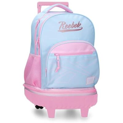 Reebok Monroe Mochila 2 Ruedas 15,6" Azul 32x43x21 cms Poliéster 28,9L by Joumma Bags Reebok Monroe Mochila 2 Ruedas 15,6" Azul 32x43x21 cms Poliéster 28,9L by Joumma Bags