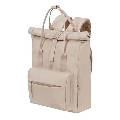 American Tourister Urban Groove UG16 Mono Mochila Mujer, Repelente al Agua, Mochila Ocio para Uso Diario con Bolsillo Trasero Oculto, 17L, Beige American Tourister Urban Groove UG16 Mono Mochila Mujer, Repelente al Agua, Mochila Ocio para Uso Diario con Bolsillo Trasero Oculto, 17L, Beige