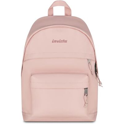 Invicta Mochila American Plus City, Rosa, 23 L, monocompartimento, Doble Bolsillo Frontal, Compartimento Interior para PC o Tablet, Escuela Media y Superior, Chico, niña Invicta Mochila American Plus City, Rosa, 23 L, monocompartimento, Doble Bolsillo Frontal, Compartimento Interior para PC o Tablet, Escuela Media y Superior, Chico, niña