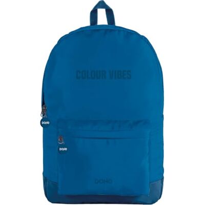 DOHE Mochila Escolar Ergonómica Gran Capacidad (18L), 5 Bolsillos, Compartimento para Portátil/Tablet, Espalda y Tirantes Reforzados Colour Vives Azul DOHE Mochila Escolar Ergonómica Gran Capacidad (18L), 5 Bolsillos, Compartimento para Portátil/Tablet, Espalda y Tirantes Reforzados Colour Vives Azul