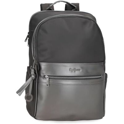 Pepe Jeans Ruby Mochila para Portátil Portatil 15,6 Pulgadas Gris 29x40x11 cms Poliéster y PU 15,6L by Joumma Bags Pepe Jeans Ruby Mochila para Portátil Portatil 15,6 Pulgadas Gris 29x40x11 cms Poliéster y PU 15,6L by Joumma Bags