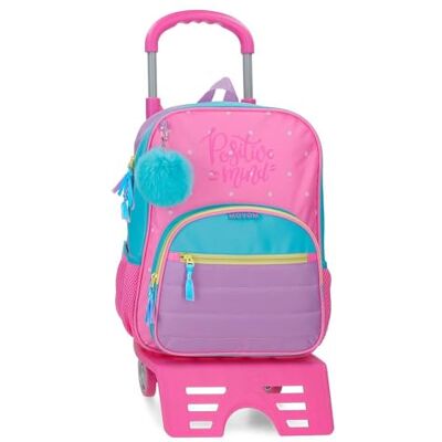 MOVOM Block Mochila Escolar Rosa 30x38x12 cm Poliéster 13,68L MOVOM Block Mochila Escolar Rosa 30x38x12 cm Poliéster 13,68L