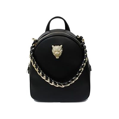 PLEIN SPORT Backpack Devon, Mochila Unisex Adulto, Black, Talla única PLEIN SPORT Backpack Devon, Mochila Unisex Adulto, Black, Talla única