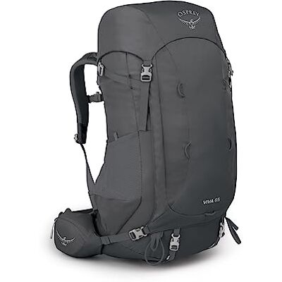 Osprey Viva 65 mochila de mujer para excursiones Tunnel Vision Grey O/S Osprey Viva 65 mochila de mujer para excursiones Tunnel Vision Grey O/S