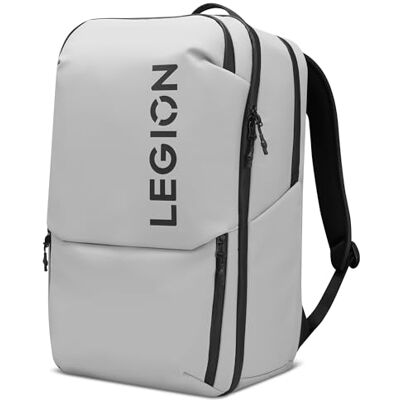 Lenovo Mochila Gaming Legion 17" GB800 (Resistente al Agua, Capacidad Hasta 21 litros, Apertura de 180°, Bolsillos Para Ordenador, Tablet, Botellas de Agua, Correas Ergonómicas) Color Gris Claro Lenovo Mochila Gaming Legion 17" GB800 (Resistente al Agua, Capacidad Hasta 21 litros, Apertura de 180°, Bolsillos Para Ordenador, Tablet, Botellas de Agua, Correas Ergonómicas) Color Gris Claro