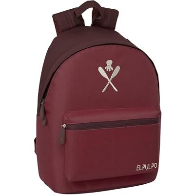 Safta EL PULPO BURDEOS Mochila Juvenil para Portátil 14.1", Ideal para Jóvenes de Diferentes Edades, Cómoda y Versátil, Calidad y Resistencia, 31x16x41 cm Safta EL PULPO BURDEOS Mochila Juvenil para Portátil 14.1", Ideal para Jóvenes de Diferentes Edades, Cómoda y Versátil, Calidad y Resistencia, 31x16x41 cm