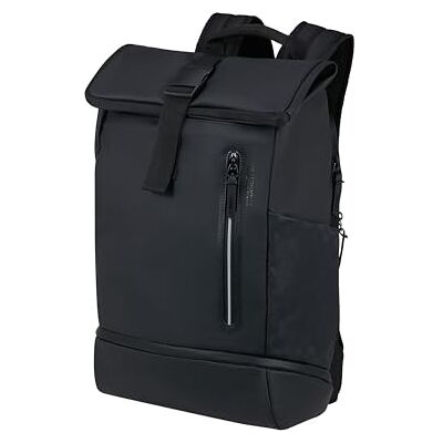 American Tourister Urban Tide Mochila PC Rolltop 15.6", Mochila Business & Viaje Repelente al Agua con Compartimento Zapatos/Ropa, para Oficina, Escuela & Universidad Negro American Tourister Urban Tide Mochila PC Rolltop 15.6", Mochila Business & Viaje Repelente al Agua con Compartimento Zapatos/Ropa, para Oficina, Escuela & Universidad Negro