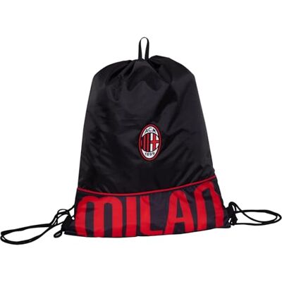 Seven Bolsa Deportiva AC Milan Glorious History para niños, Apertura con cordón, niño, niño, fútbol, Producto Oficial, Idea Regalo, Deporte, Mochila Escolar Seven Bolsa Deportiva AC Milan Glorious History para niños, Apertura con cordón, niño, niño, fútbol, Producto Oficial, Idea Regalo, Deporte, Mochila Escolar