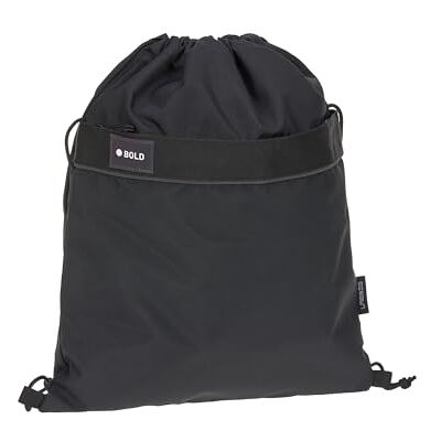 Lässig Bold Bolsa de Deporte Infantil con función de Mochila/School String Bag Bold Black Lässig Bold Bolsa de Deporte Infantil con función de Mochila/School String Bag Bold Black