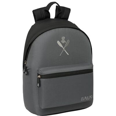Safta EL PULPO CARBON Mochila Juvenil para Portátil 14.1", Ideal para Jóvenes de Diferentes Edades, Cómoda y Versátil, Calidad y Resistencia, 31x16x41 cm Safta EL PULPO CARBON Mochila Juvenil para Portátil 14.1", Ideal para Jóvenes de Diferentes Edades, Cómoda y Versátil, Calidad y Resistencia, 31x16x41 cm