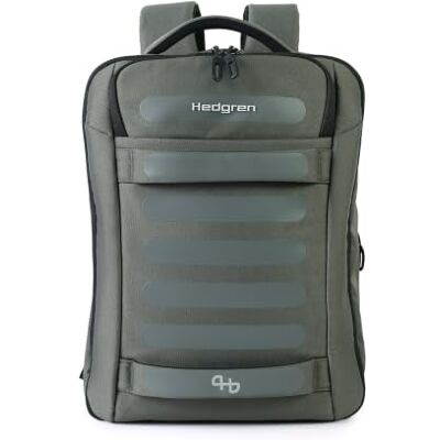 Hedgren Seat Mochila de Viaje Unisex de 16 Pulgadas + RFID, compacta, Ampliable, Smart Sleeve (Tinta Negra) Hedgren Seat Mochila de Viaje Unisex de 16 Pulgadas + RFID, compacta, Ampliable, Smart Sleeve (Tinta Negra)