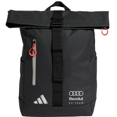 Adidas Unisex adulto Audi Revolut F1 Team Roll Top Hybrid Backpack Backpack, utility black, One Size Adidas Unisex adulto Audi Revolut F1 Team Roll Top Hybrid Backpack Backpack, utility black, One Size