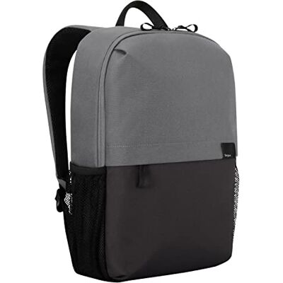 Targus Mochila Sagano EcoSmart Campus de 16" Diseño minimalista Fabricado con 7 botellas de PET recicladas Negra/Gris Targus Mochila Sagano EcoSmart Campus de 16" Diseño minimalista Fabricado con 7 botellas de PET recicladas Negra/Gris
