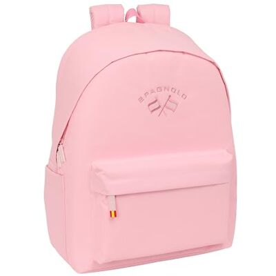 Safta SPAGNOLO ROSA Mochila para Portátil 15.6" y USB, Ideal para Jóvenes de Diferentes Edades, Tejido Reciclado, Cómoda y Versátil, Calidad y Resistencia, 31x18x44 cm Safta SPAGNOLO ROSA Mochila para Portátil 15.6" y USB, Ideal para Jóvenes de Diferentes Edades, Tejido Reciclado, Cómoda y Versátil, Calidad y Resistencia, 31x18x44 cm