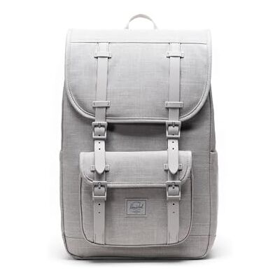 Herschel Mochila unisex Little America, Gris Crosshatch (edición limitada), Mid-Volume 21L, Mochila Little America Herschel Mochila unisex Little America, Gris Crosshatch (edición limitada), Mid-Volume 21L, Mochila Little America