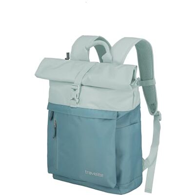 travelite Mochila de equipaje de mano, mochila para portátil, 15,6 pulgadas, básica, mochila de viaje, función rolltop, 60 cm, 35 litros travelite Mochila de equipaje de mano, mochila para portátil, 15,6 pulgadas, básica, mochila de viaje, función rolltop, 60 cm, 35 litros