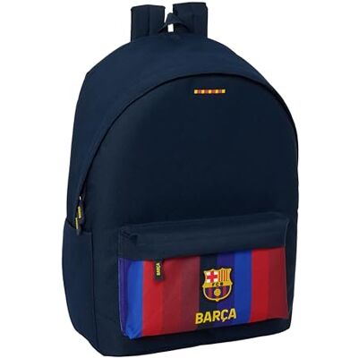 Safta F.C. BARCELONA 1ª EQUIPACIÓN 26/27 Mochila para Portátil 15.6" y USB, Ideal para Jóvenes de Diferentes Edades, Tejido Reciclado, Cómoda y Versátil, Calidad y Resistencia, 31x18x44 cm Safta F.C. BARCELONA 1ª EQUIPACIÓN 26/27 Mochila para Portátil 15.6" y USB, Ideal para Jóvenes de Diferentes Edades, Tejido Reciclado, Cómoda y Versátil, Calidad y Resistencia, 31x18x44 cm
