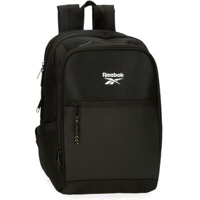 Reebok Hamilton Mochila para Portátil 13,3" Negro 25x37x10 cms Poliéster 9,25L by Joumma Bags Reebok Hamilton Mochila para Portátil 13,3" Negro 25x37x10 cms Poliéster 9,25L by Joumma Bags