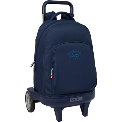 Safta SPAGNOLO Mochila Grande con Ruedas, Compact Evolución, Extraíble, Ideal para Niños de Diferentes Edades, Cómoda y Versátil, Calidad y Resistencia, 33x22x45 cm Safta SPAGNOLO Mochila Grande con Ruedas, Compact Evolución, Extraíble, Ideal para Niños de Diferentes Edades, Cómoda y Versátil, Calidad y Resistencia, 33x22x45 cm