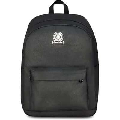 Invicta Mochila monocompartimento Ollie Solid, negra, bolsillo para botella de agua, bolsillo para PC de 14", mochila escolar, niña y niño, Negro, Talla única, Moderno Invicta Mochila monocompartimento Ollie Solid, negra, bolsillo para botella de agua, bolsillo para PC de 14", mochila escolar, niña y niño, Negro, Talla única, Moderno