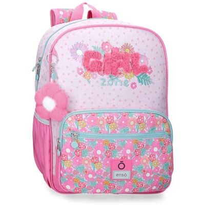 Enso Girl Zone Mochila Escolar Adaptable a Carro Fucsia 30x38x12 cm Poliéster 13,7L Enso Girl Zone Mochila Escolar Adaptable a Carro Fucsia 30x38x12 cm Poliéster 13,7L