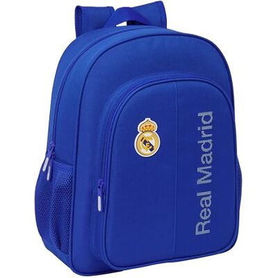 Safta REAL MADRID Mochila Escolar Niño, Mochila Infantil, Adaptable a Carro, Ideal para Niños en Edad Escolar, Cómoda y Versátil, Calidad y Resistencia, 32x12x38 cm Safta REAL MADRID Mochila Escolar Niño, Mochila Infantil, Adaptable a Carro, Ideal para Niños en Edad Escolar, Cómoda y Versátil, Calidad y Resistencia, 32x12x38 cm