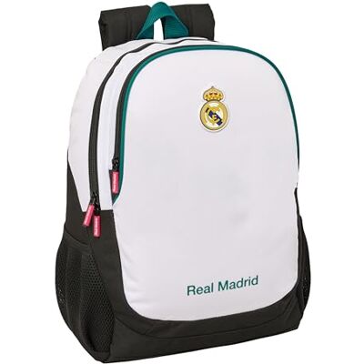Safta REAL MADRID EQUIPACIÓN 26/27 Mochila Escolar Infantil, Ideal para Niños de Diferentes Edades, Cómoda y Versátil, Calidad y Resistencia, 32x16x44 cm Safta REAL MADRID EQUIPACIÓN 26/27 Mochila Escolar Infantil, Ideal para Niños de Diferentes Edades, Cómoda y Versátil, Calidad y Resistencia, 32x16x44 cm
