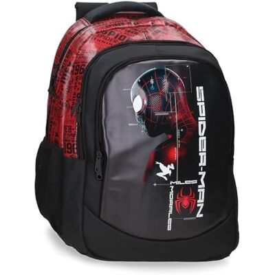 Marvel Joumma Spider Technology Mochila Escolar Doble Compartimento Portátil 15,6 pulgadas Negro 34x46x21 cm PVC 32,84L Marvel Joumma Spider Technology Mochila Escolar Doble Compartimento Portátil 15,6 pulgadas Negro 34x46x21 cm PVC 32,84L
