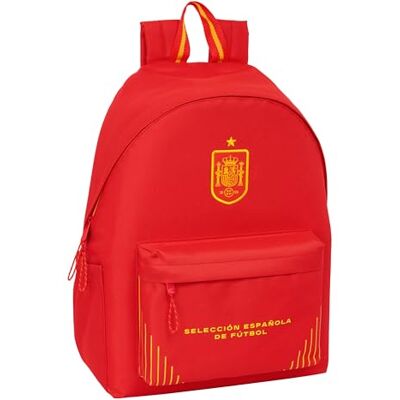 Safta SELECCIÓN ESPAÑOLA DE FÚTBOL Mochila para Portátil 14.1", Ideal para Jóvenes de Diferentes Edades, Cómoda y Versátil, Calidad y Resistencia, 31x13x43 cm Safta SELECCIÓN ESPAÑOLA DE FÚTBOL Mochila para Portátil 14.1", Ideal para Jóvenes de Diferentes Edades, Cómoda y Versátil, Calidad y Resistencia, 31x13x43 cm