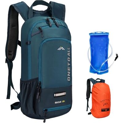 LOCAL LION Mochila Hidratacion con Bolsa Agua 2L, Mochila Bicicleta Montaña 10 Litros, Mochila Ciclismo MTB Pequeña Ligera con Funda Impermeable y Funda Casco para Bici Enduro para Hombre y Mujer LOCAL LION Mochila Hidratacion con Bolsa Agua 2L, Mochila Bicicleta Montaña 10 Litros, Mochila Ciclismo MTB Pequeña Ligera con Funda Impermeable y Funda Casco para Bici Enduro para Hombre y Mujer