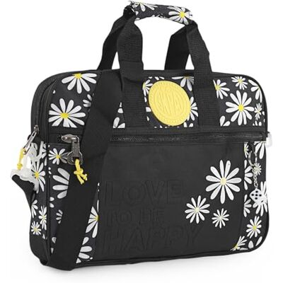 SKPAT Cartera Extraescolares Niña Maletin Escolar Infantil con Doble Asa, Ajustable Maletin Escolar Niña Ligera Maletín Escolar Infantil para Colegio, Negro SKPAT Cartera Extraescolares Niña Maletin Escolar Infantil con Doble Asa, Ajustable Maletin Escolar Niña Ligera Maletín Escolar Infantil para Colegio, Negro
