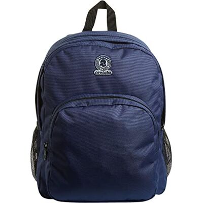 Invicta Mochila Doble Compartimiento BENIN M SOLID RECYCLED, Azul Mochila de Negocio, Trabajo, Diario, Viaje, Escolares, para hombres, mujeres y adolescentes Gran Capacidad Invicta Mochila Doble Compartimiento BENIN M SOLID RECYCLED, Azul Mochila de Negocio, Trabajo, Diario, Viaje, Escolares, para hombres, mujeres y adolescentes Gran Capacidad