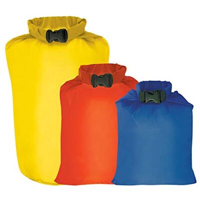 Outdoor Products 3-Pack All Purpose Dry Sack Saco seco Multiusos, Unisex Adulto, Varios, Talla única Outdoor Products 3-Pack All Purpose Dry Sack Saco seco Multiusos, Unisex Adulto, Varios, Talla única