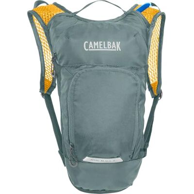 CAMELBAK Mochila de hidratación para niños Mini M.U.L.E. 3,5 L + 1,5 l, Stormy Sea/Mango CAMELBAK Mochila de hidratación para niños Mini M.U.L.E. 3,5 L + 1,5 l, Stormy Sea/Mango