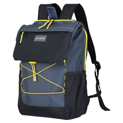 travelite COLOR CRAZE Mochila para ordenador portátil de hasta 17 pulgadas, con correa para el pecho, frontal reflectante, función con ruedas, 30 x 47 x 17 cm, 24 L, 0,7 kg travelite COLOR CRAZE Mochila para ordenador portátil de hasta 17 pulgadas, con correa para el pecho, frontal reflectante, función con ruedas, 30 x 47 x 17 cm, 24 L, 0,7 kg