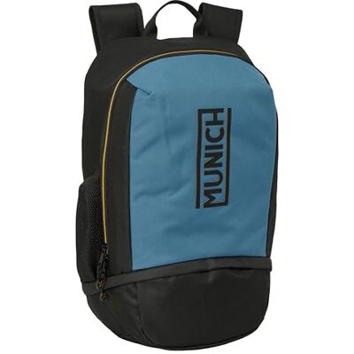 Safta MUNICH Mochila de Deporte con Zapatillero, Mochila, Ideal para Niños de Diferentes Edades, Cómoda y Versátil, Calidad y Resistencia, 28x19x51 cm Safta MUNICH Mochila de Deporte con Zapatillero, Mochila, Ideal para Niños de Diferentes Edades, Cómoda y Versátil, Calidad y Resistencia, 28x19x51 cm